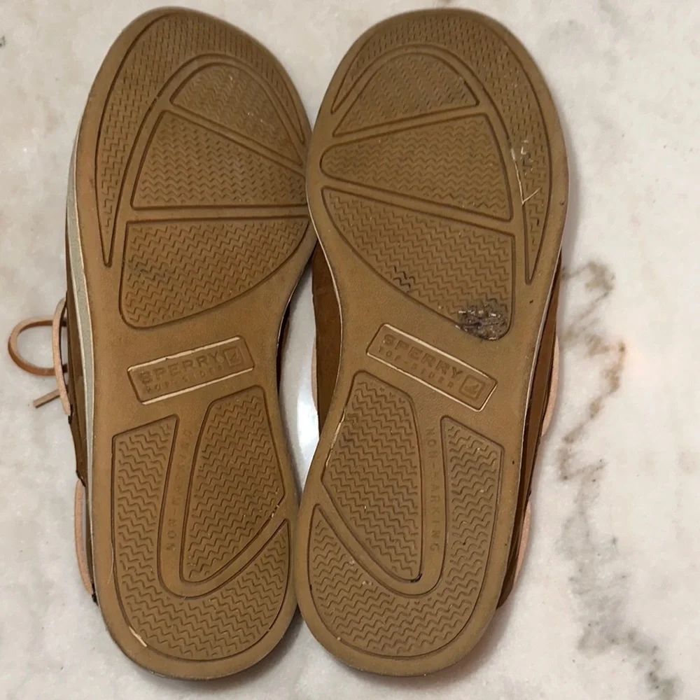 Sperry Brown Leather Boat Shoes Classic‎ Design